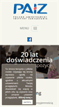 Mobile Screenshot of paiz.com.pl